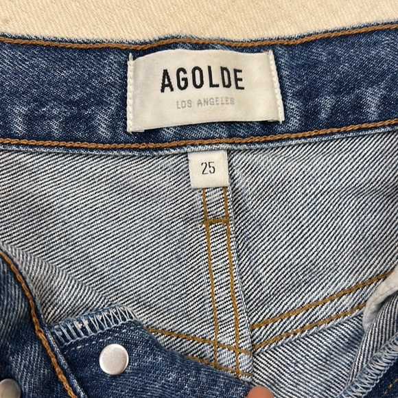 Agolde Parker Denim shorts - Picture 3 of 5